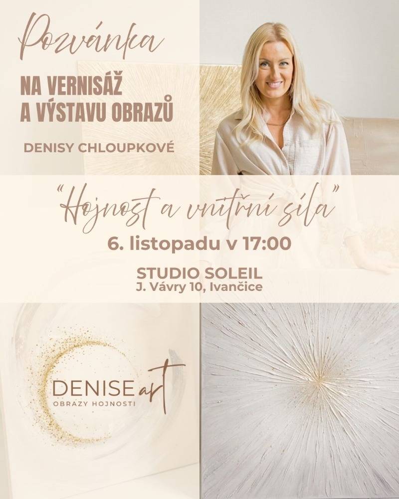 Vernisáž a výstava obrazů HOJNOSTI A VNITŘNÍ SÍLY
