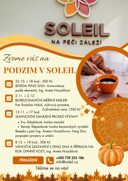 Podzim u nás v SOLEIL🌸